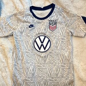 Nike Kids USA Soccer Jersey - White and Navy